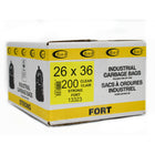 Eco II Garbage Bags - 26" x 36" - Strong - Clear - 200 Pack-200 Pack