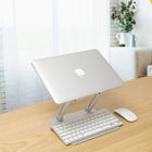 ShoppingAll Adjustable Laptop Stand - Silver - 4 Pack-Dimensions: 7.8"W x 26.7"H x 9.4"D