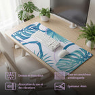 ONEofZERO Grand sous main premium - antidérapant fond en caoutchouc -  Lush Indigo-Garantie limitée de 30 jours du fabricant.