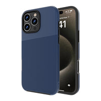 AXS PROTech Plus Dual-Layered Anti-Shock Sleek Case for Apple iPhone 16 Pro Max - Astral Blue-Drop resistant up to 10 feet