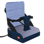 Dreambaby Grab 'N Go Booster Seat - Navy-Fits most chairs with its long securing straps