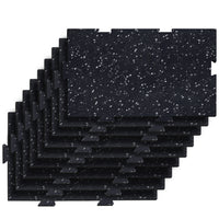 Edgewood IN2FIT Interlocking Impact and Sound Absorbing Fitness Tile - 16.6" x 23.5" - Chia - 9 Pack-Perfect for home exercise rooms, home gyms, rec rooms