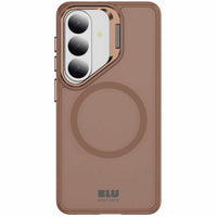 Blu Element Chromatic Kick with Magnets Cell Phone Case for Galaxy S26+ - Brown-Drop tested 300 times from 8 feet
