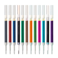 Pentel EnerGel Gel Pen Refills - 0.7mm - Assorted - 12 Pack-Liquid gel ink dries so fast even left-handed writers love it - no smears, no smudges, no globs