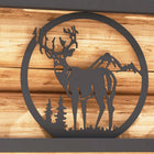 Outsunny Firewood Rack Decorative Metal Wood Storage Holder with Handles-Portable side handles for easy relocation