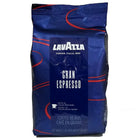 Lavazza - Café en grains Gran Espresso - sac de 1 kg-Arabica naturel du Brésil des régions de Cerrado, Mogiana et South Minas. Arabica lavé du Honduras, Robusta africain avec des notes épicées d'Ouganda.