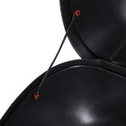 HOMCOM Detachable Scooter Motorcycle Trunk Top Case - 24 L - Black-Specially designed with a large reflector