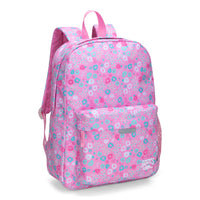 Roots - Sac à dos en tissu recyclé - 22,5 L - Motifs floraux roses-Écologique : fabriqué à partir de polyester recyclé, il offre un choix durable sans compromis sur la qualité