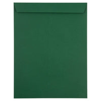 JAM Paper 10" x 13" Open End Catalog Premium Envelopes - Dark Green - 50 Pack-Colour: Hunter Green / Forest Dark Green