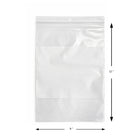 KL Rubber Resealable Polyethylene Bag With White Id Block & Hang Hole - 4 Mil - 9” x 12" - 1000 Pack-Approved for direct food contact — ideal for meats, produce, and dry goods