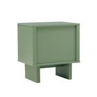 Manhattan Comfort Ella 39.4" Modern Nightstand 2-Piece Set - Sage Green-Home Assembly Required. All Hardware Included