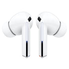 Samsung Galaxy Buds3 Pro - White-Ergonomically designed for supreme sound. Experience our all-new design engineered for optimal sound. Our re-imagined Galaxy Buds3 Pro feature small, angled heads for a comfortable fit and to streamline your audio experience while accented Blade Lights let you to express yourself. Highlighting the blade design is a sleek case with a transparent cover and delicate curved shape, equipped with USB-C and wireless charging capabilities.