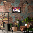 Montreal Canadiens Game-Winning Goal - Framed Canvas - 31" x 22"-Officially licensed by the NHL and NHLPA
