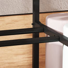 Soozier Sports Equipment Organizer-Painted steel frame for robust durability and firm support
