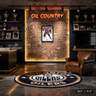 Leon Draisaitl Edmonton Oilers - Framed Canvas - 22" x 31"-Finished size: 22.5x31.5