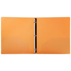 JAM Paper - Classeur en plastique de 2 -5 cm - orange - 3 anneaux-Quantité : Vendu à l'unité