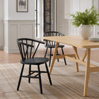 Zuo Stenger Dining Chair - Black - Set of 2-Chair Weight Capacity: Supports up to 250 lb