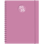 Socadis - W. Maxwell Agenda 2026 Kibo - 8.5 po x 11 po - Rose - Bilingue-Janvier à décembre 2026