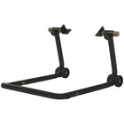 HOMCOM Motorcycle Stand-Converts between front and rear stand for versatile use
