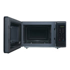 Magic Chef 0.9 cu. ft. 900W Countertop Microwave - Black-Rotating glass turntable for even heat distribution