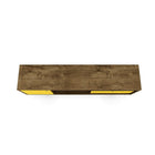 Manhattan Comfort Liberty MDP and MDF 70.86"W TV Stand, Rustic Brown and Yellow (202AMC94)-Fashionable Splayed Legs made from Solid Wood for Extra Durability.