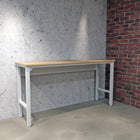 Manhattan Comfort Fortress 72.4" Modern Garage Table - White-Space Saving Design to Insert 2 Fortress Cabinets