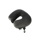 TUCCI Italy Microbead Travel Pillow - Grey-Neck and Head Support - designed for proper alignment during travel