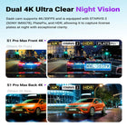 Vantrue S1 Pro MAX Dual 4K/2.5K Front and Rear Dash Cam with 64 GB SD Card-Buffered event recording saves fifteen seconds of video before motion or collision events