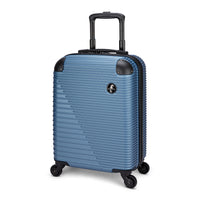 Atlantic - Swerve 19" Hardside Carry-on Luggage - Blue Ashes-Constructed of durable ABS