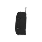 Bugatti Denver Large Travel Duffle on Wheels - Black-Exterior tightening straps to secure bag and organize its size, providing both functionality and style. 