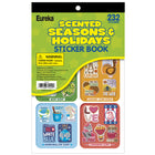 Eureka Seasons & Holidays Scented Stickerbook - 232 Stickers Per Book - 3 Pack-For best results, scratch sticker to release scent