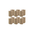 Globe Commercial RT600NAT Roll Towels - Natural - 600'/Pack - 12 Pack-Fits universal paper dispensers