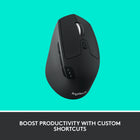 Logitech Triathlon M720 Multi-Device Wireless Mouse - Black-Hyper-fast scroll wheel