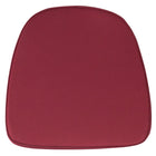 Flash Furniture - Coussin en tissu doux pour chaise Chiavari, bourgogne (BHBURG)-Coussin de chaise moelleux
