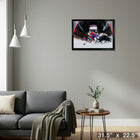 Ivan Demidov Montreal Canadiens First Goal - Framed Canvas - 31" x 22"-Ready to hang - arrives fully assembled