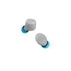 Skullcandy Jib 2 True Wireless - Light Grey/Blue-Up to 33 hours of total battery
