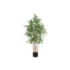 Monarch Specialties 50" Artificial Indoor Bamboo Tree - Floor - Black Pot-Bring in a touch of nature with this 50" tall artificial indoor Bamboo tree that is set in a sleek 5" black pot