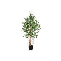 Monarch Specialties 50" Artificial Indoor Bamboo Tree - Floor - Black Pot-Bring in a touch of nature with this 50" tall artificial indoor Bamboo tree that is set in a sleek 5" black pot