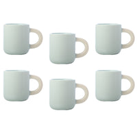 Maxwell & Williams Sherbet Sky Blue Mini Mug - 110 ml - 6 Pack-Dishwasher Safe