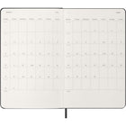 Moleskine - 2026 Agenda semainier Classic 12 mois à couverture rigide - 5" x 8.25" - Noir-Autocollants pour personnaliser votre emploi du temps et autocollants « année » pour le dos du carnet