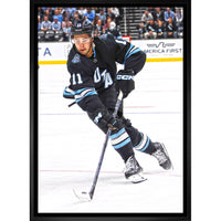 Dylan Guenther Canvasutah Mammoth - Framed Canvas - 22" x 31"-Premium canvas print with gallery-wrapped edges