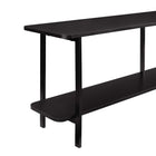 Manhattan Comfort Celine 70.87" Modern Console Table - Black-Home Assembly Required. All Hardware Included