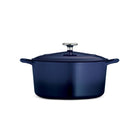 Tramontina Bestow 5.5 Qt Enameled Cast Iron Dutch Oven with Lid - Matte White-Elegant and Resilient Design: Features a porcelain-enamel exterior with a sprayed finish for durability and a stylish touch to complement any kitchen