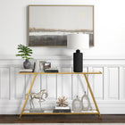 Hudson&Canal Carlina 25" Tall Ceramic Table Lamp with Fabric Shade - Matte Black/White-Paired with a white drum fabric shade