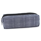 Fashion Stationery Check Pencil Case - Blue/Navy-Ideal for holding pens, pencils and small accessories