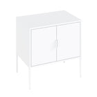 Manhattan Comfort Ava 23.6" Modern Accent Cabinet - White-15.7" L x 23.6" W x 24" H