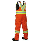 Forcefield - Salopette en toile de coton à haute visibilité, orange, très grande-Vêtements de travail lourds par temps froid