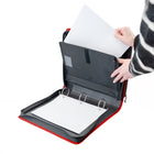 Hilroy Hockey Canada Classic Zipper Binder - 13-3/4" H x 12-1/8" W - Red-Spine handle for easy carry