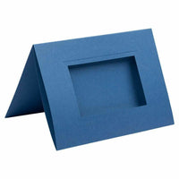 JAM Paper A7 Photo Notecards - 5" x 7" - Blue - 100 Pack-Color: Blue photo notecards with opening