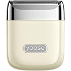 Yoose Nano Rotary Portable Electric Shaver - White-Compact and portable design: Pocket-sized and lightweight, it fits effortlessly into your purse or travel bag for smooth skin on the go